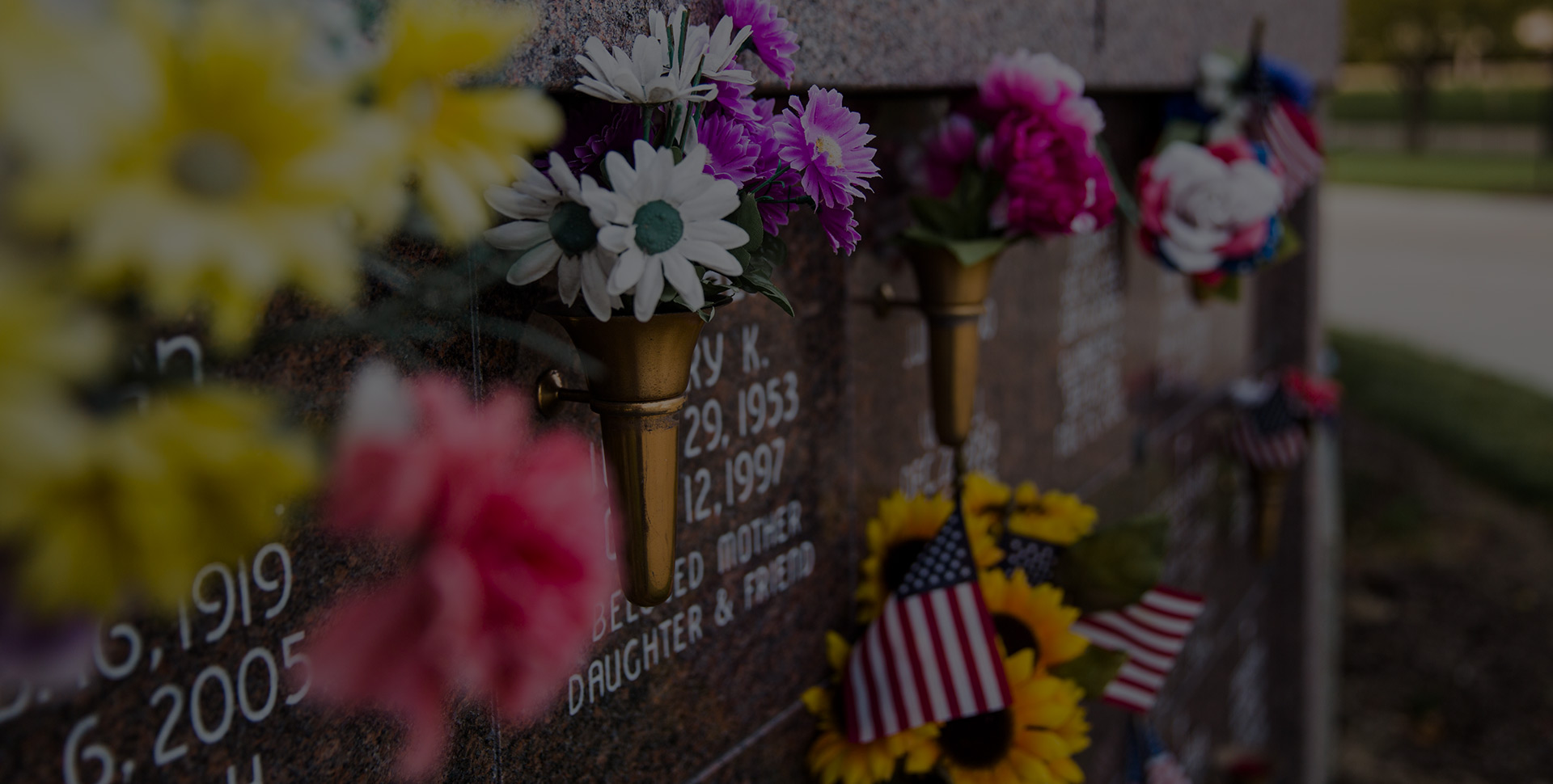 Cemetery Niche Decorations | Shelly Lighting