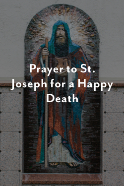 prayer to st joseph for a happy death